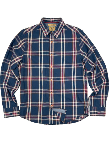 Madison Brushed Twill Plaid Shirt 3001