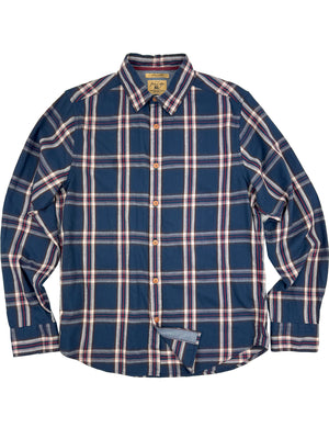 Madison Brushed Twill Plaid Shirt 3001