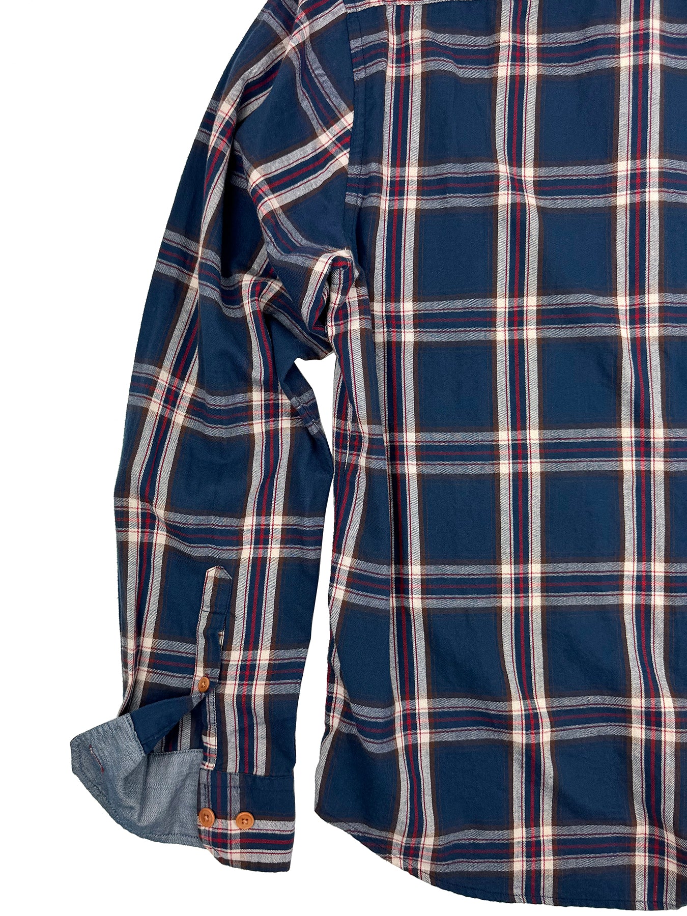 Madison Brushed Twill Plaid Shirt 3001