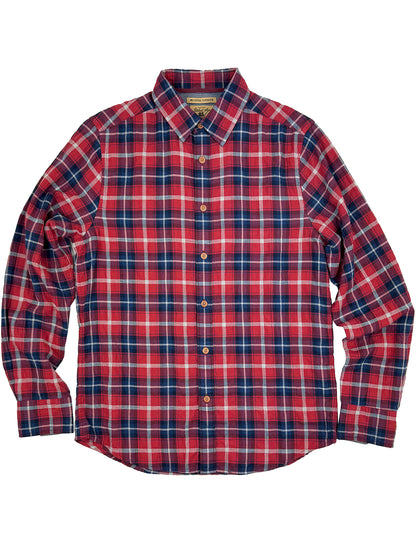 Parker Brushed Twill Plaid Shirt 3003
