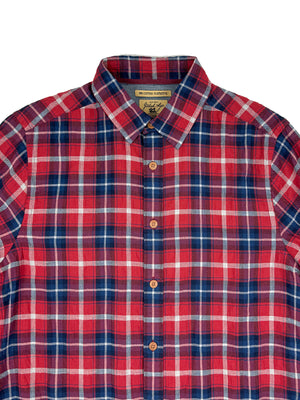 Parker Brushed Twill Plaid Shirt 3003