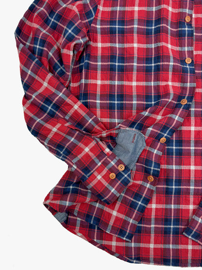 Parker Brushed Twill Plaid Shirt 3003