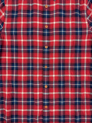 Parker Brushed Twill Plaid Shirt 3003