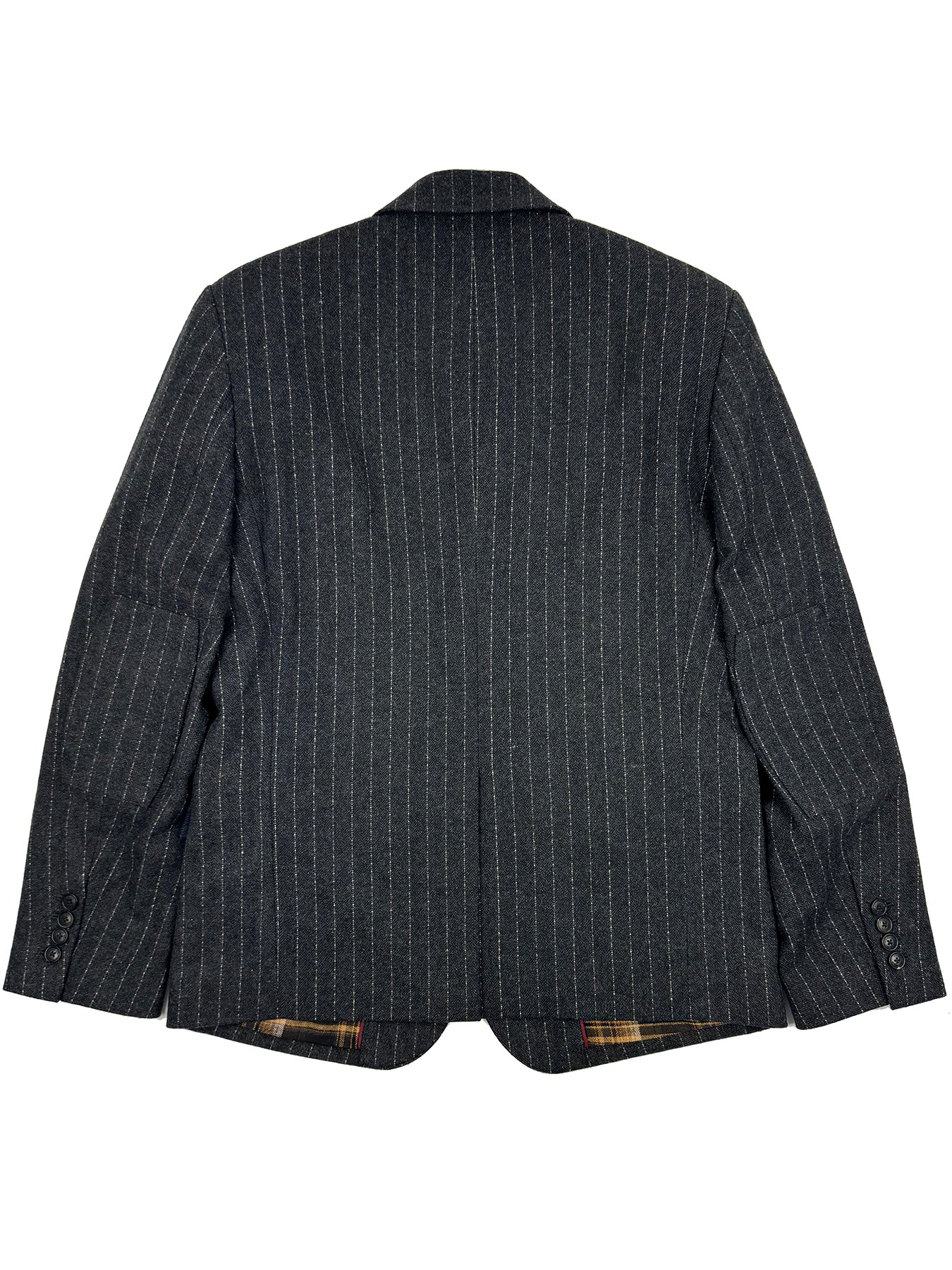 Sage Wool Pinstripe Blazer 4210