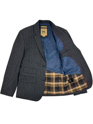 Sage Wool Pinstripe Blazer 4210