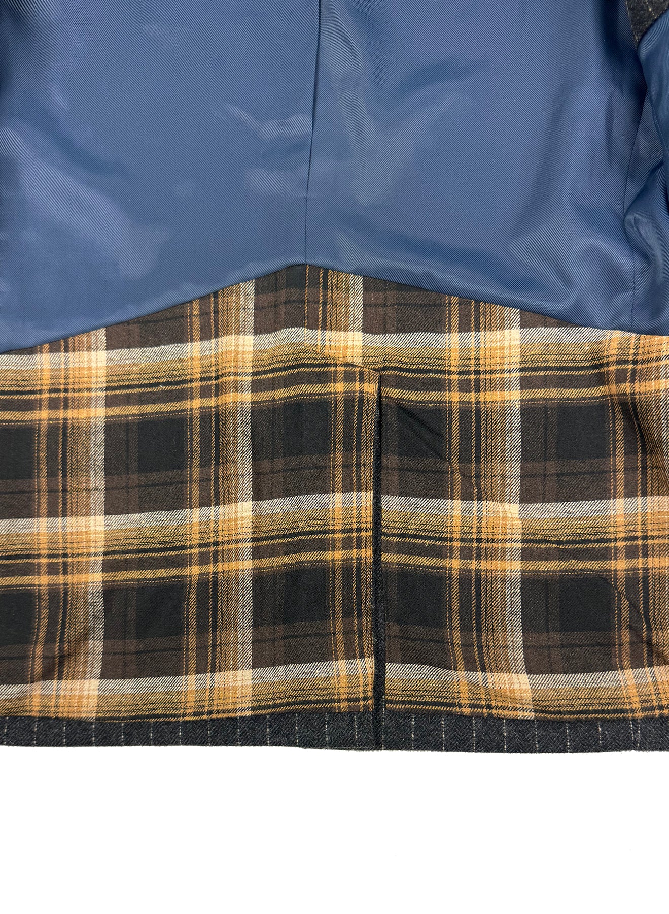 Sage Wool Pinstripe Blazer 4210