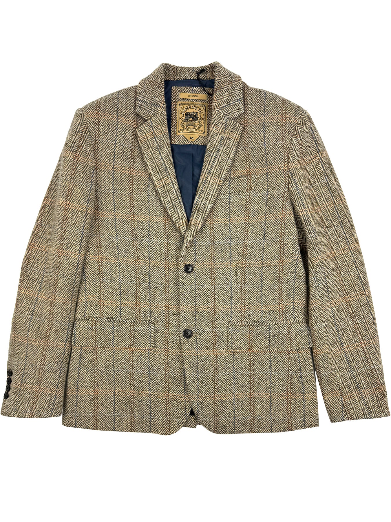Harris Wool Herringbone Blazer 4265 – Gilded Age