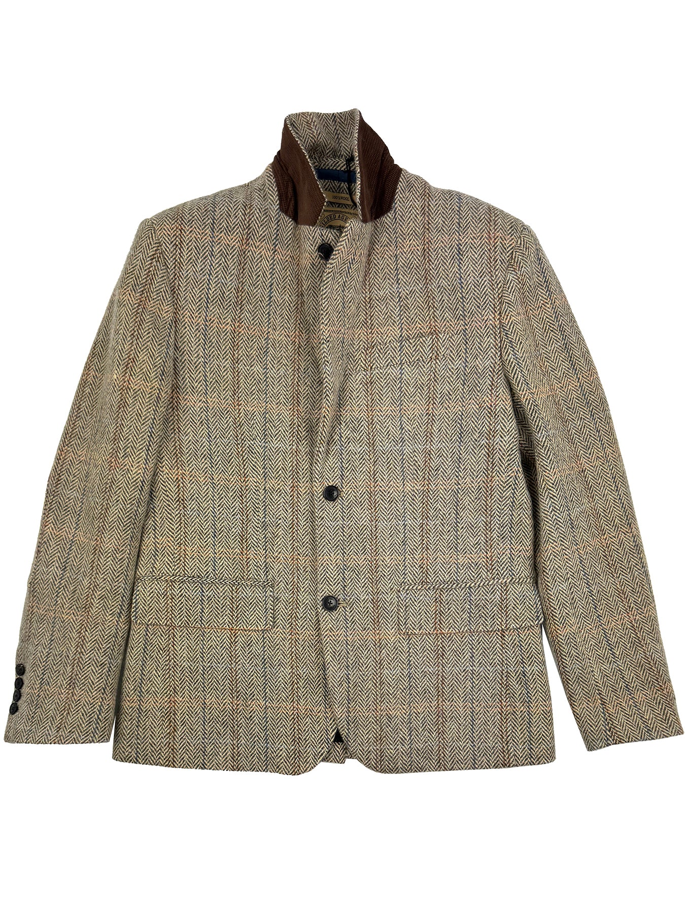 Harris Wool Herringbone Blazer 4265