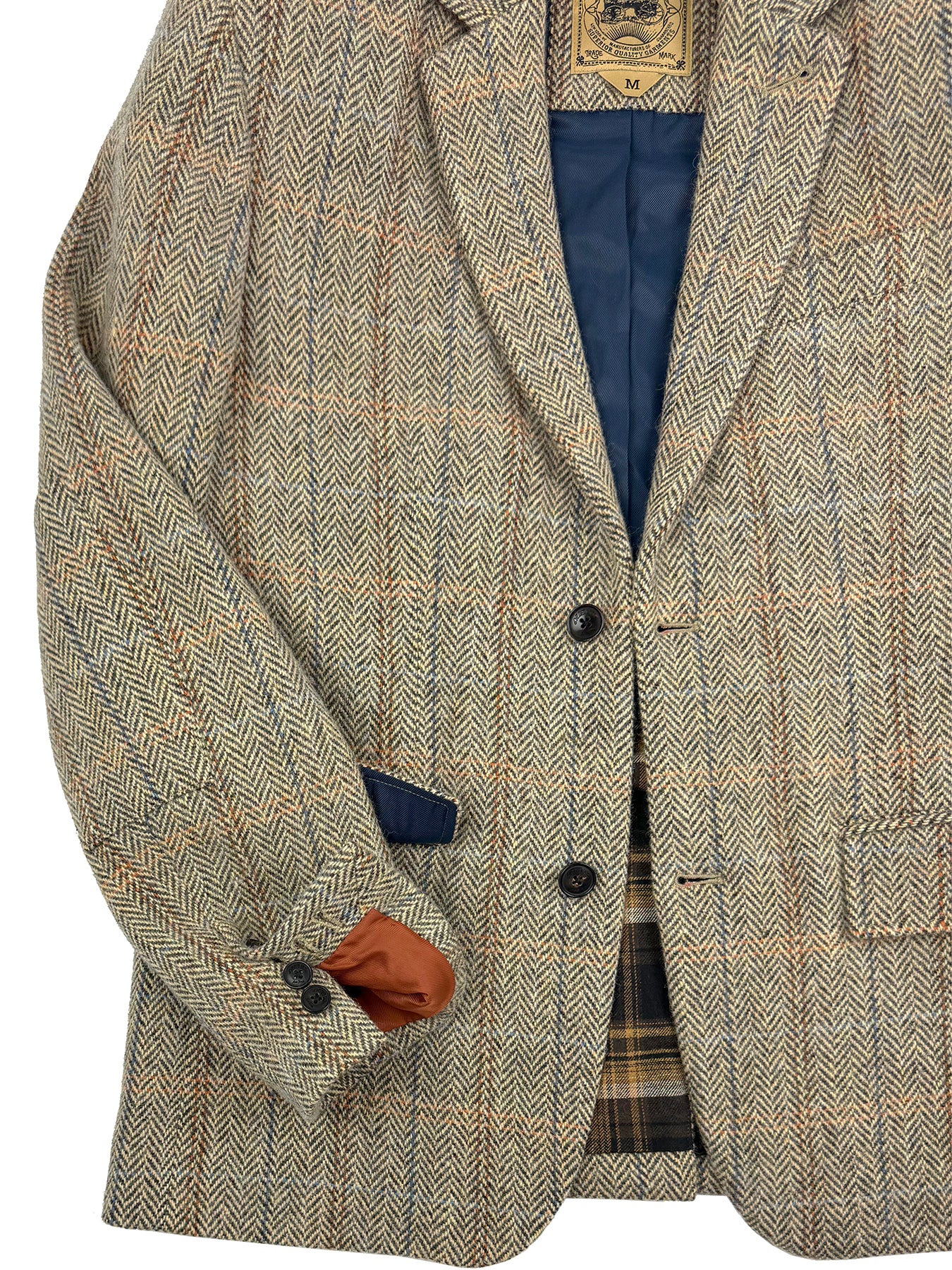 Harris Wool Herringbone Blazer 4265 – Gilded Age