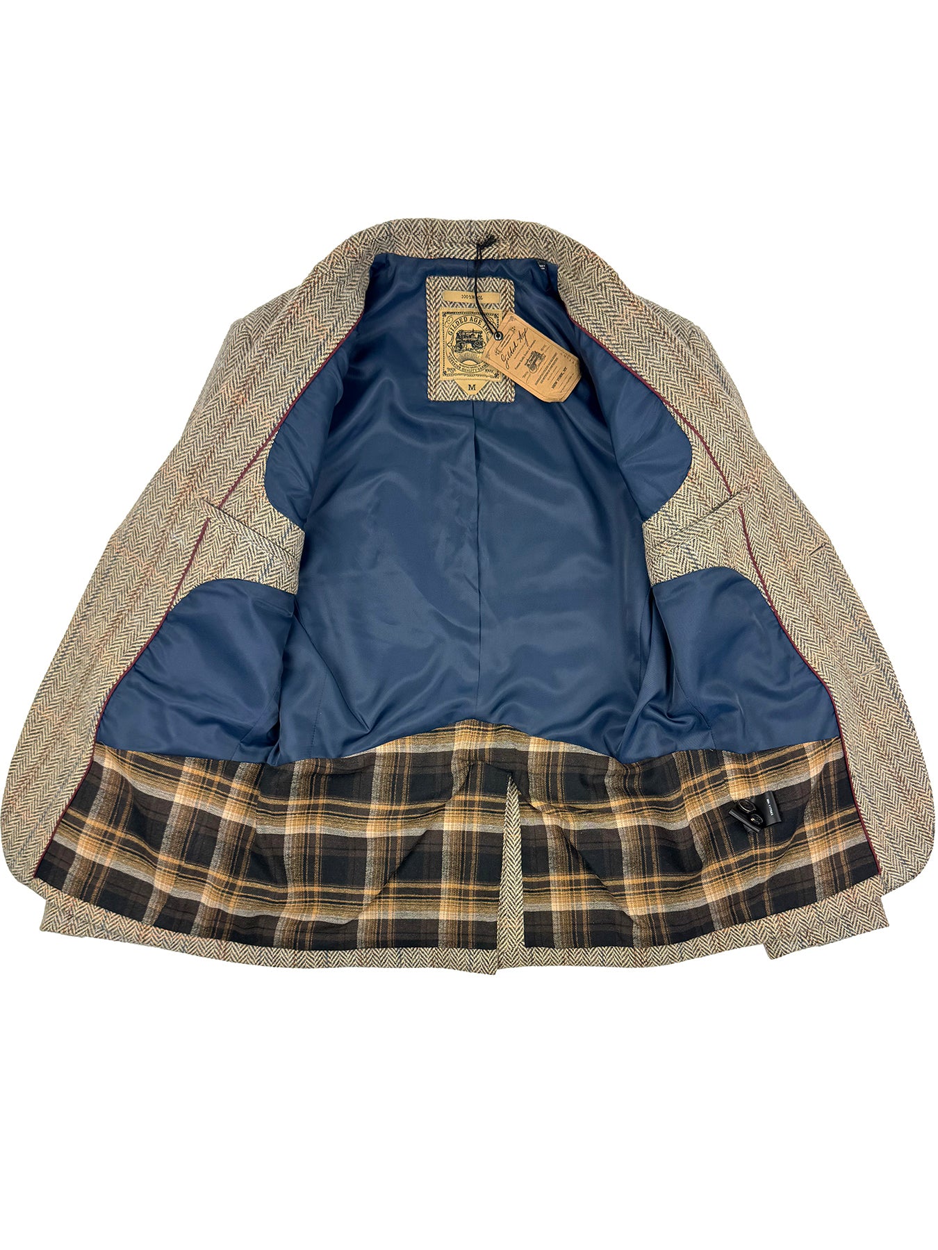 Harris Wool Herringbone Blazer 4265 – Gilded Age