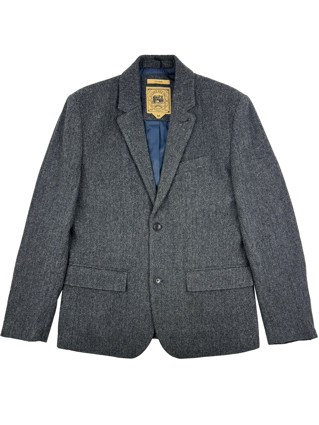 Harris Wool Herringbone Blazer 4265 – Gilded Age