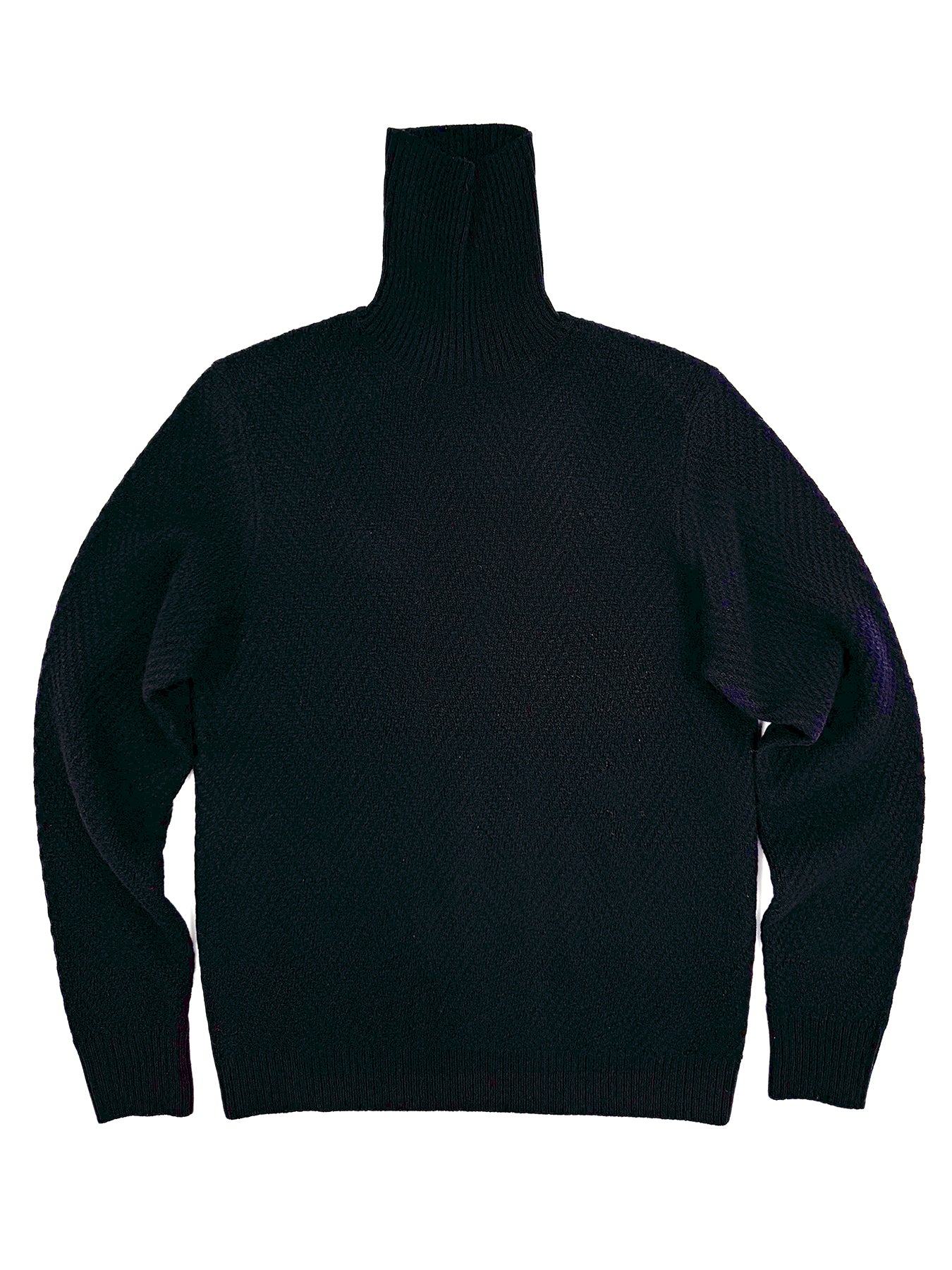 Jude 7GG Cashmere Herringbone Turtleneck 6284