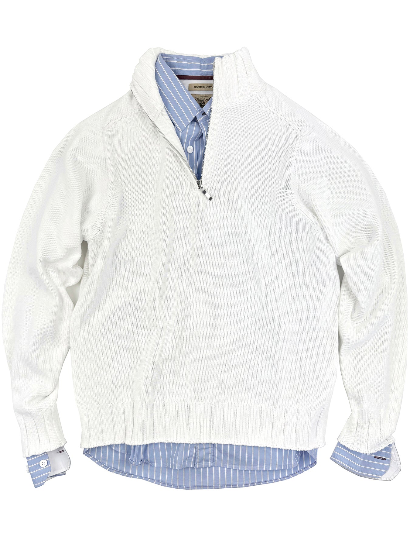 Orleans 7GG Silky Cotton Pullover Sweater 6285