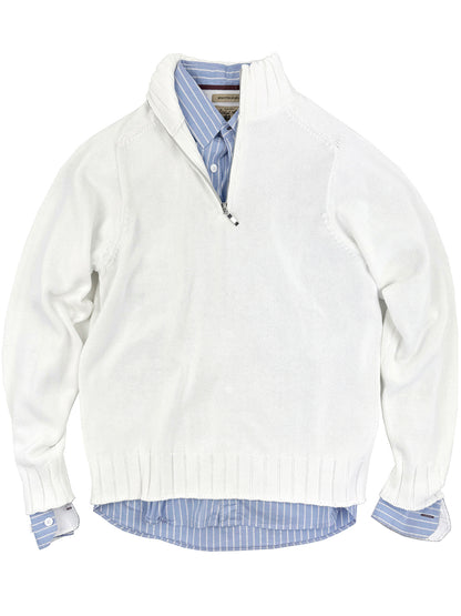 Orleans 7GG Silky Cotton Pullover Sweater 6285