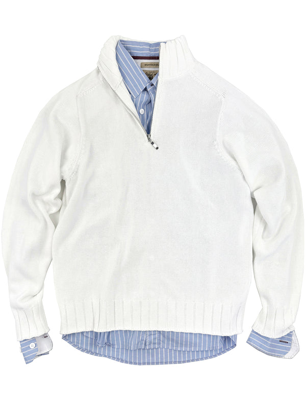 Orleans 7GG Silky Cotton Pullover Sweater 6285
