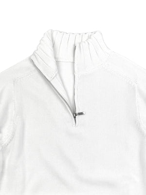 Orleans 7GG Silky Cotton Pullover Sweater 6285