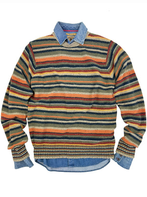 Alasdair Wool Silk Blend Crew 6285