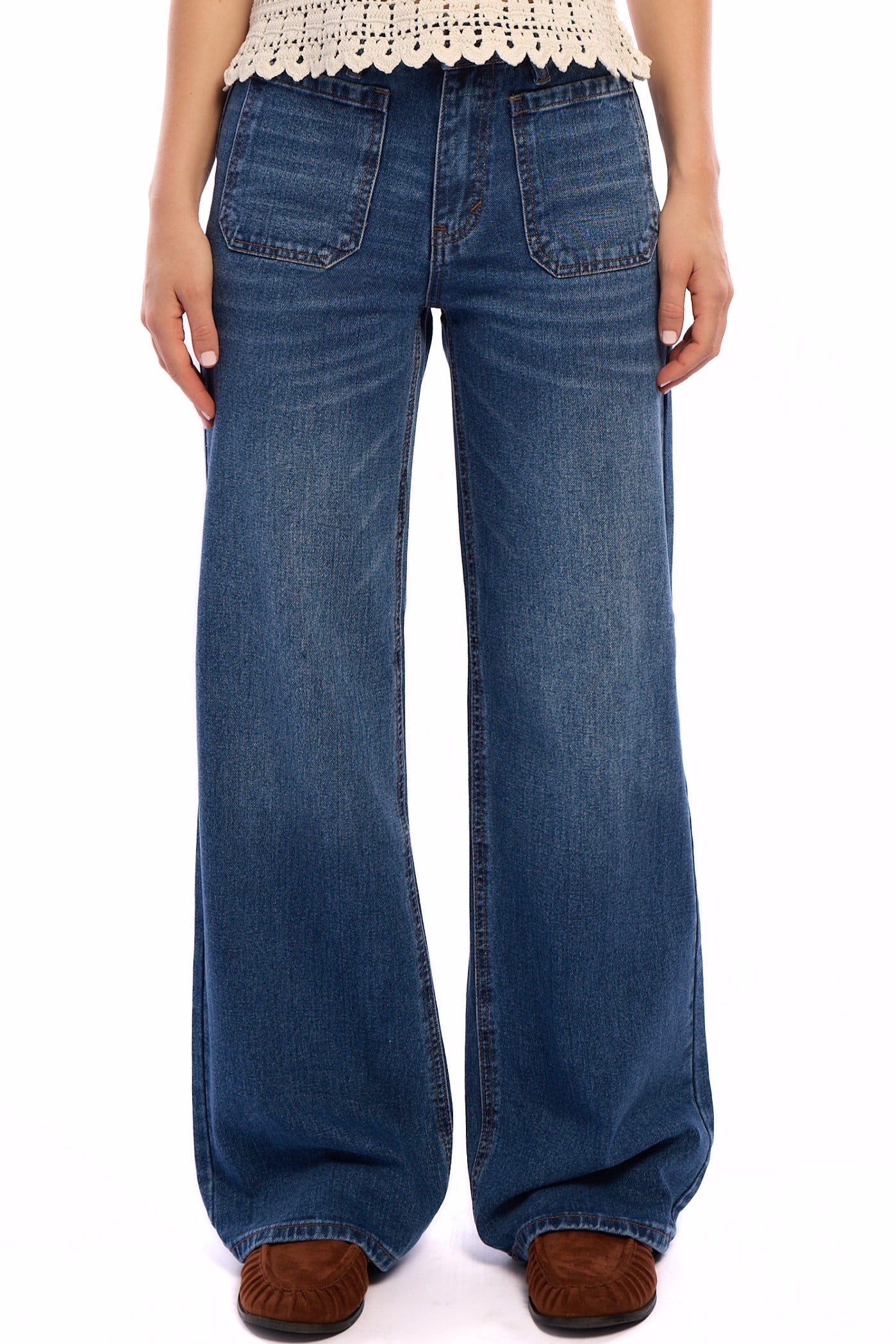 Leto Mid Rise Wide Leg 106