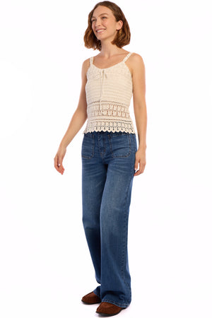 Leto Mid Rise Wide Leg 106
