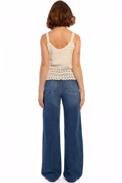 Leto Mid Rise Wide Leg 106