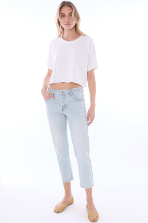 Paris Cropped Leg Jean 114