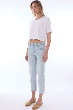 Paris Cropped Leg Jean 114