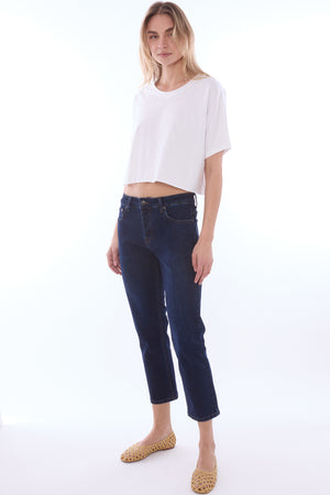 Paris Cropped Leg Jean 114