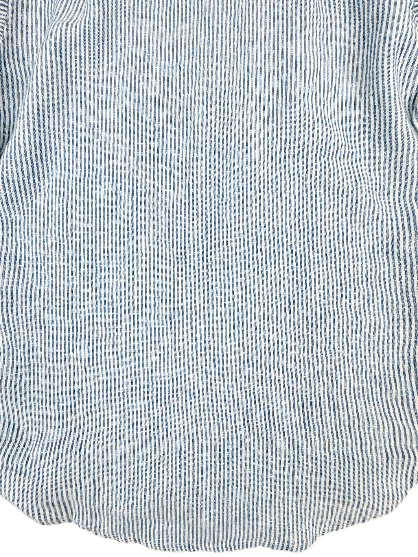 Pia Linen Chambray Blue Stripe Shirt 308