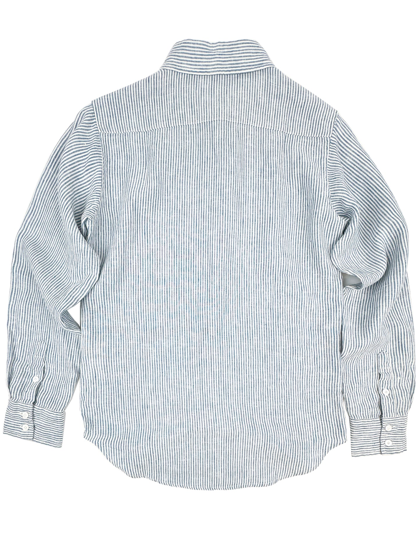Pia Linen Chambray Blue Stripe Shirt 308
