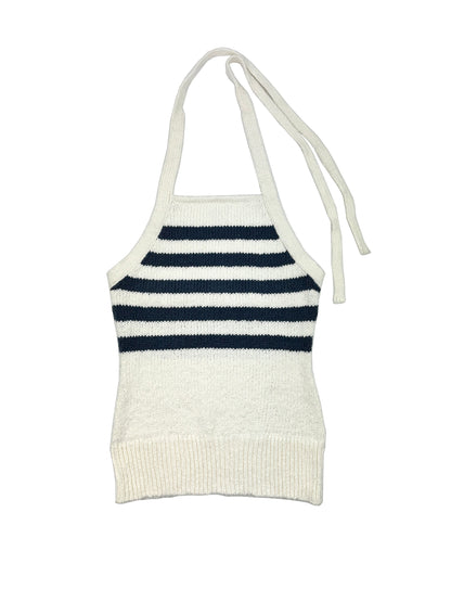 Nea Sailor Stripe Halter Tank 502