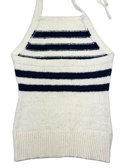 Nea Sailor Stripe Halter Tank 502