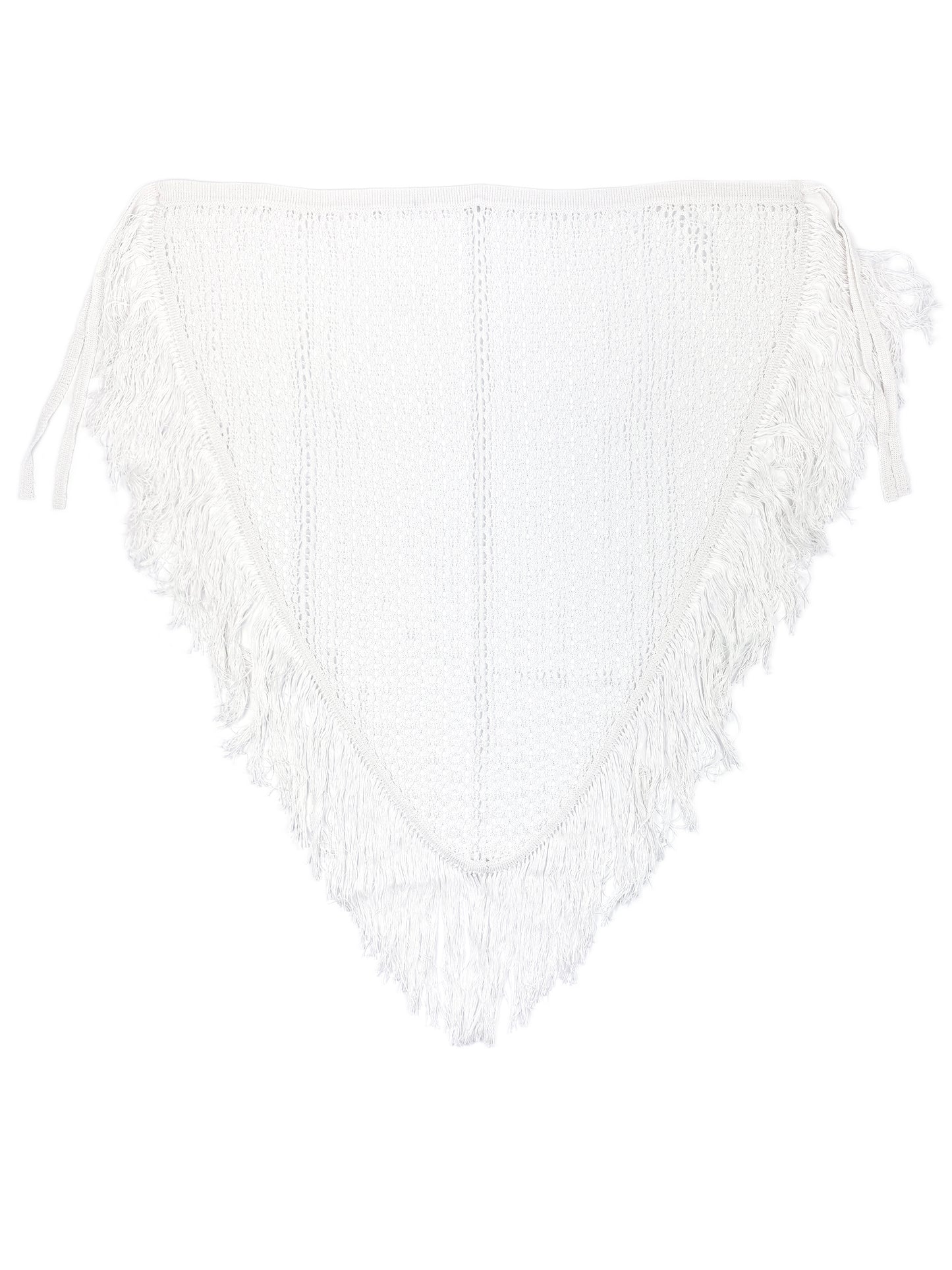 Unna Long Asymmetric Crochet Wrap Skirt 504