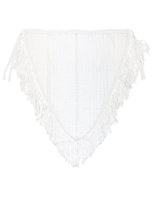 Unna Long Asymmetric Crochet Wrap Skirt 504
