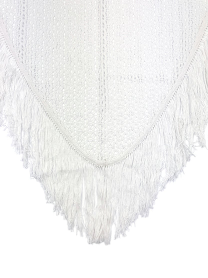 Unna Long Asymmetric Crochet Wrap Skirt 504