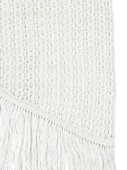 Unna Short Asymmetric Crochet Wrap Skirt 504