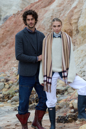 Harris Wool Herringbone Blazer 4265