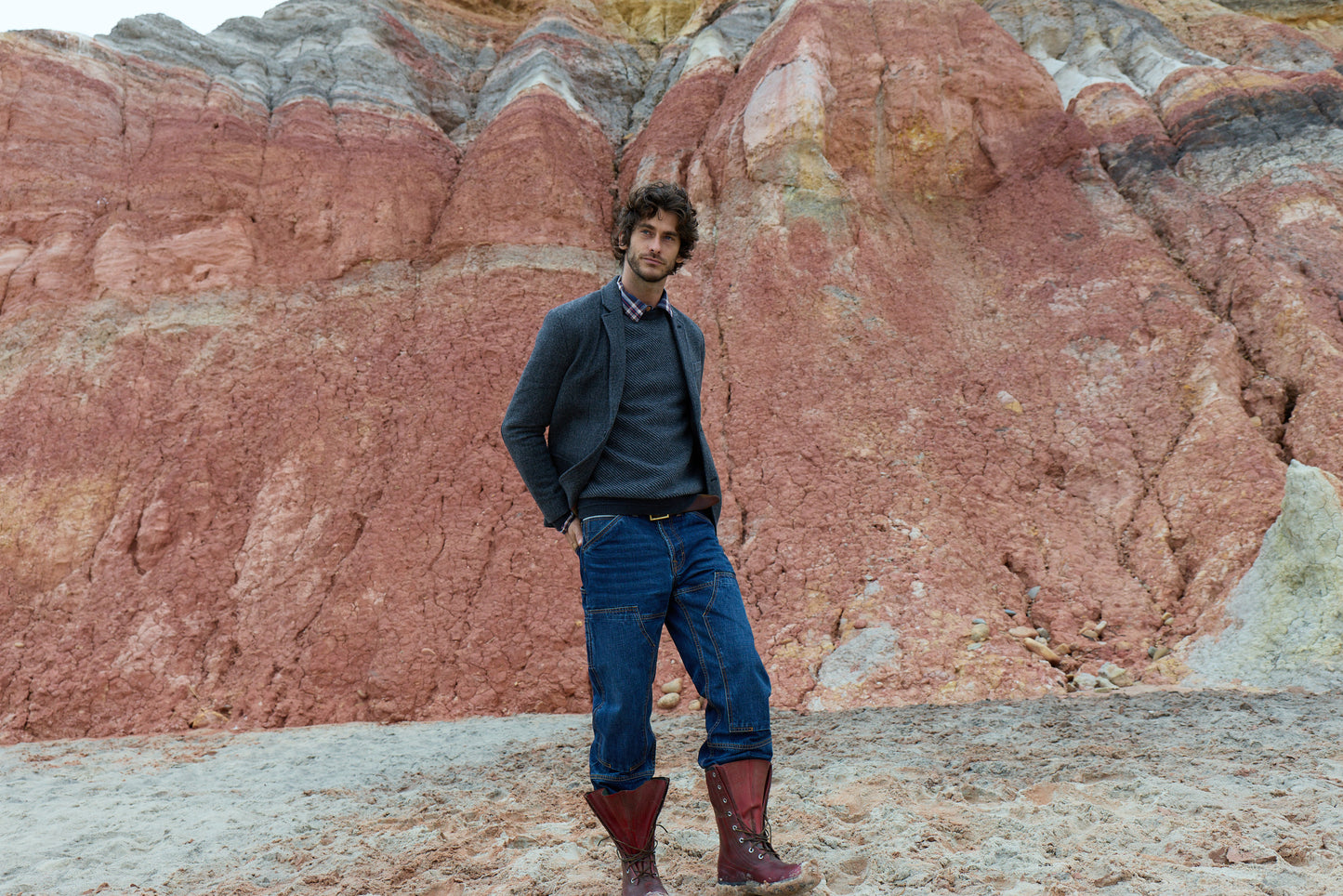 Harris Wool Herringbone Blazer 4265