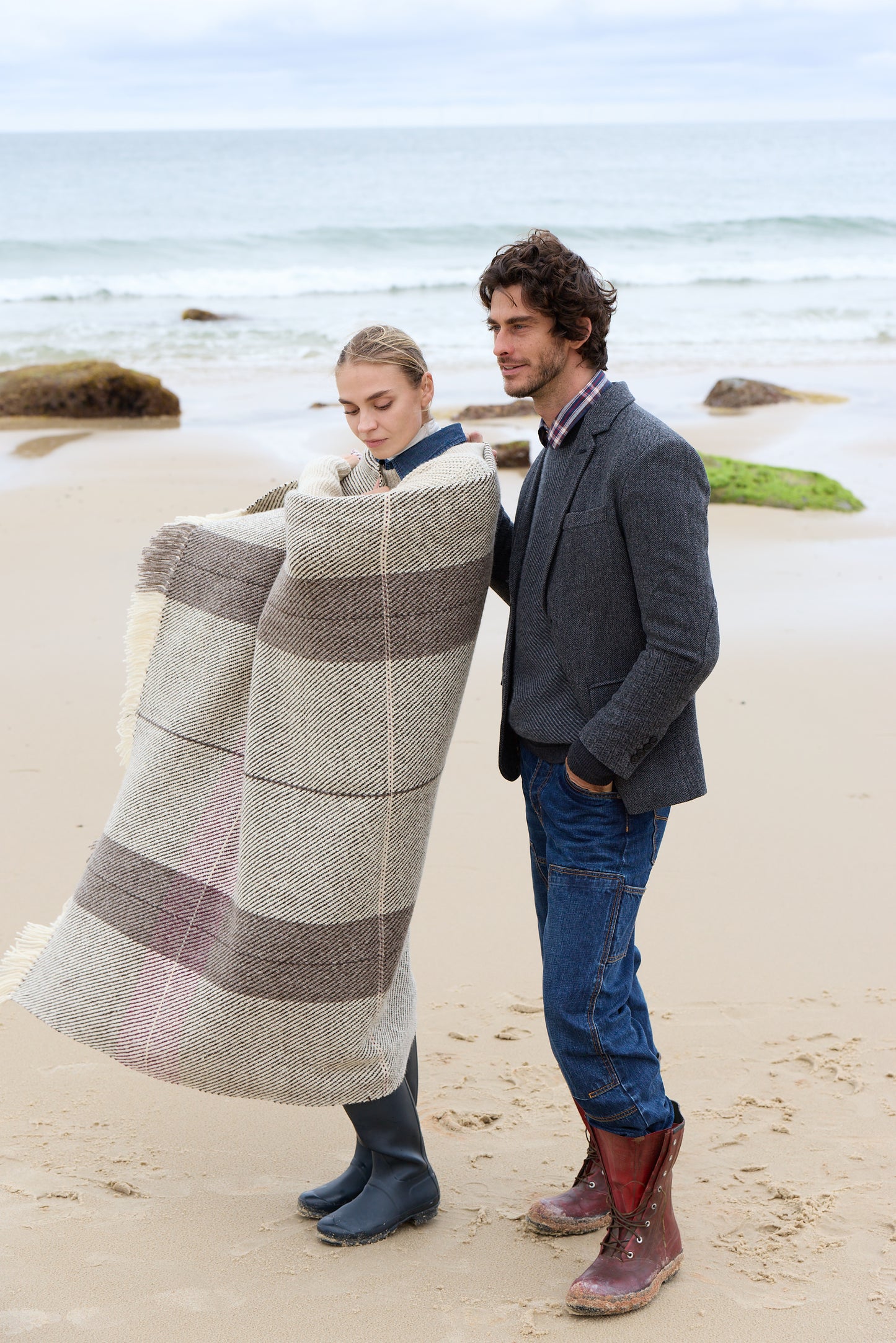 Harris Wool Herringbone Blazer 4265