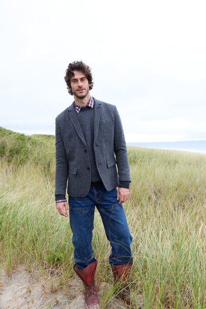 Harris Wool Herringbone Blazer 4265