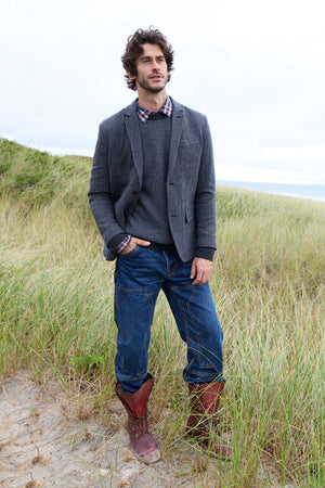 Harris Wool Herringbone Blazer 4265