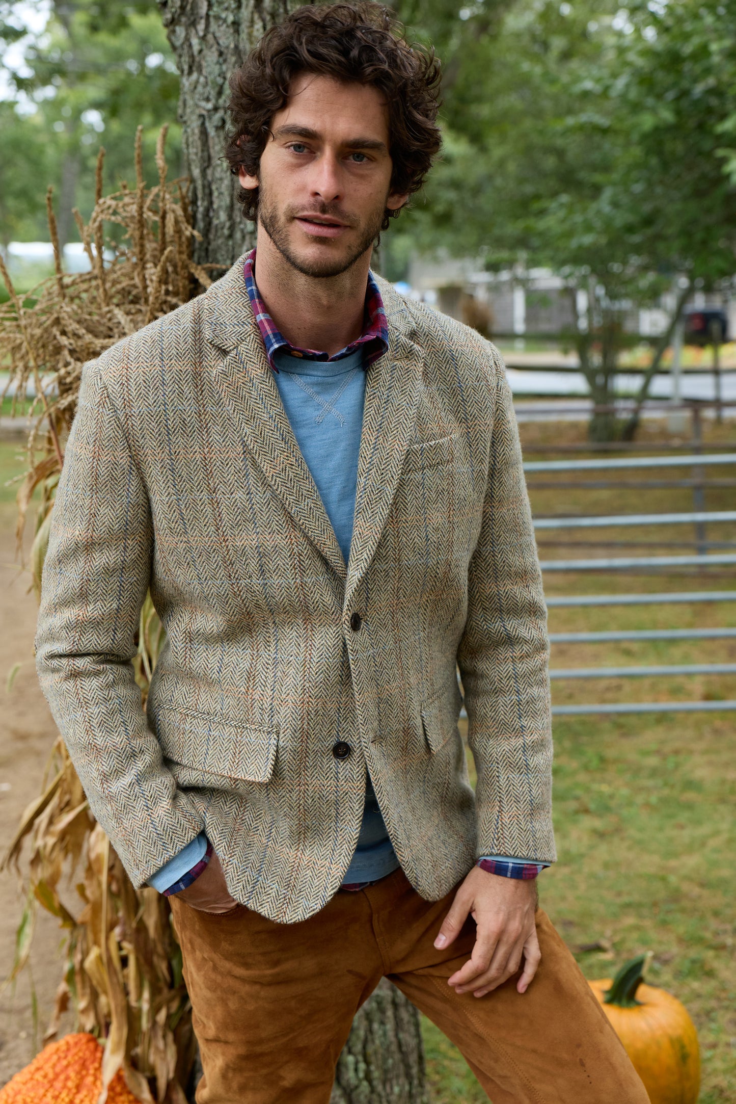 Harris Wool Herringbone Blazer 4265