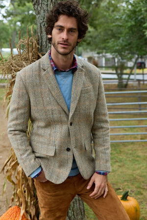 Harris Wool Herringbone Blazer 4265