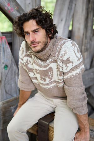 Ice Age 3GG Wool Cashmere Fair Isle 6289