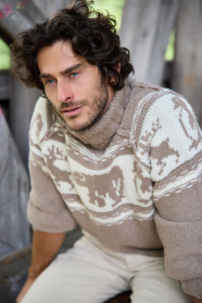 Ice Age 3GG Wool Cashmere Fair Isle 6289