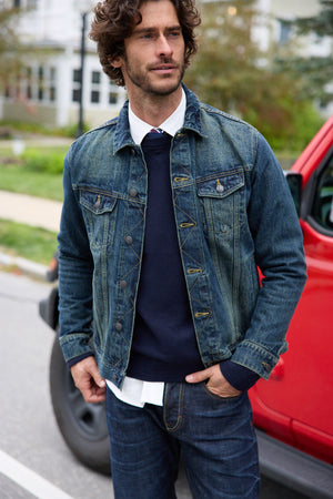 Wilde Red Selvage Denim Jacket - 4005