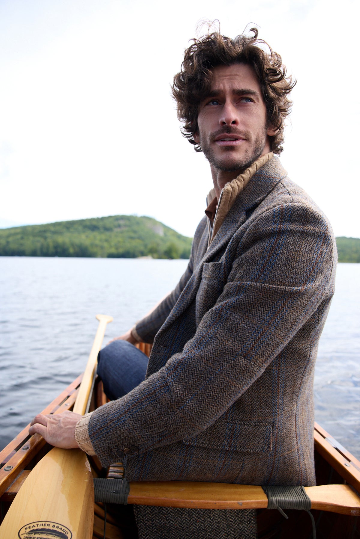 Harris Wool Herringbone Blazer 4265