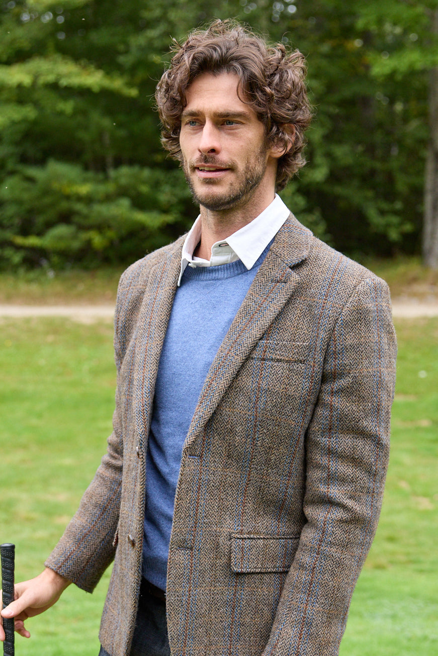 Harris Wool Herringbone Blazer 4265