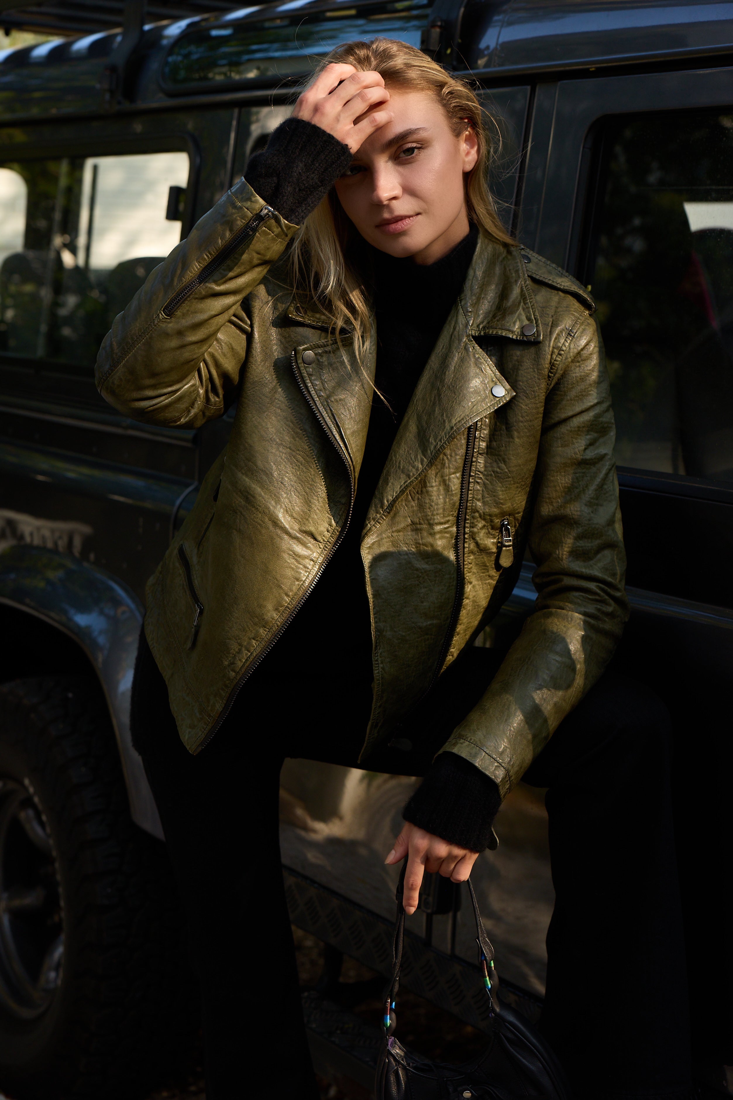 épine leather jacket Nyx Motto Leather Jacket 401 – Gilded Age