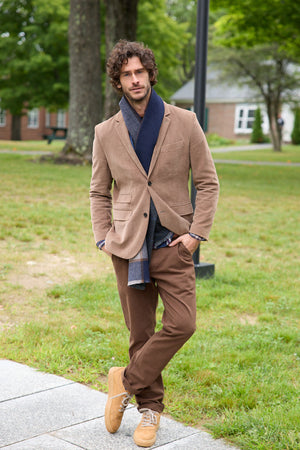 Sage Moleskin Twill Blazer
