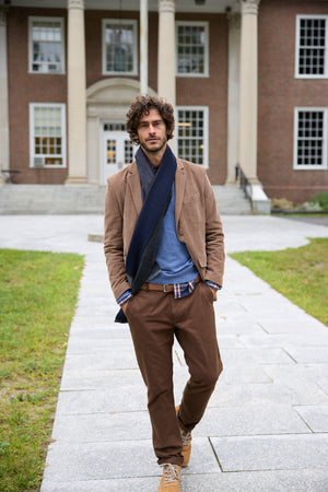 Sage Moleskin Twill Blazer